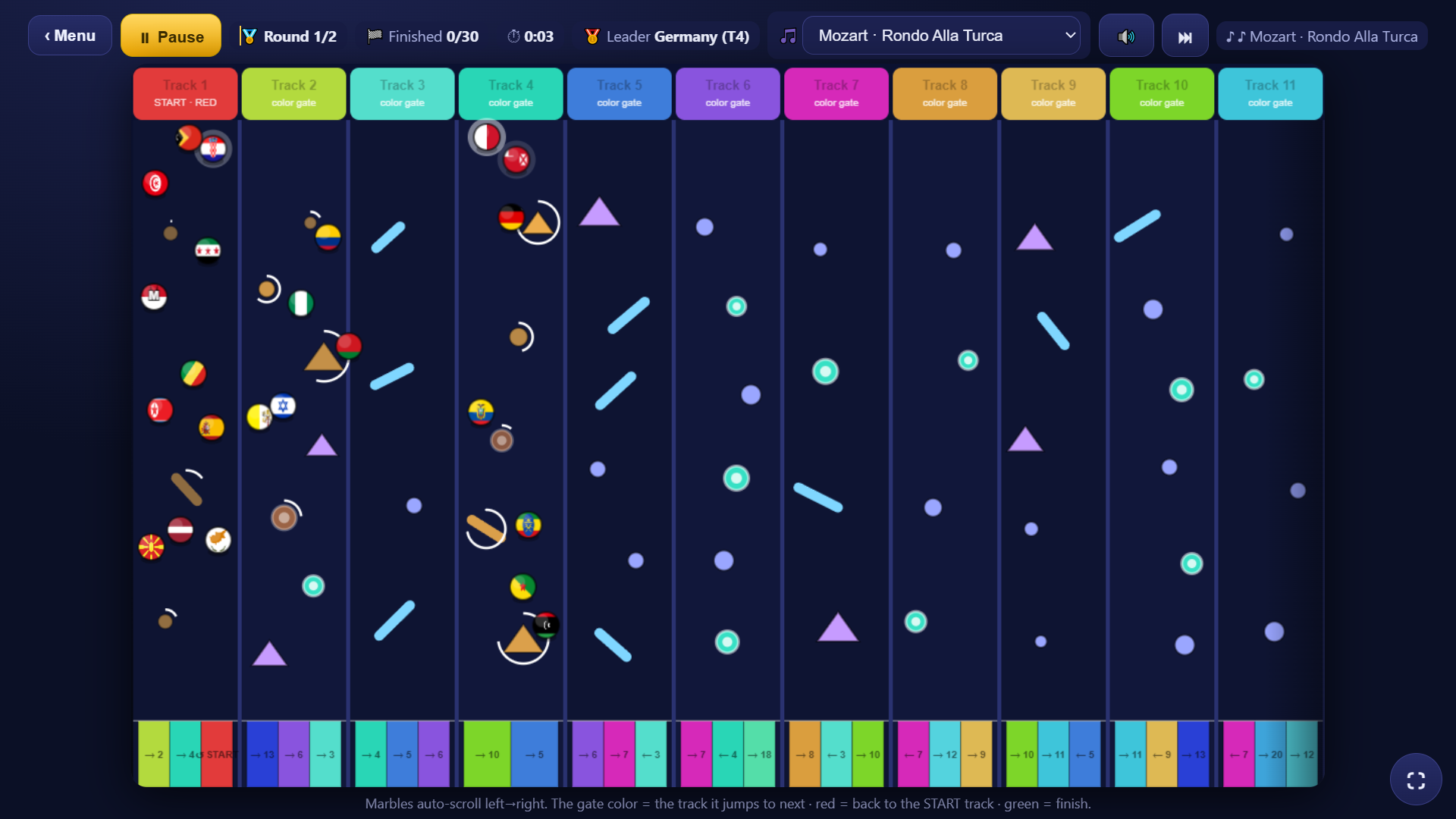Colorful Tracks screenshot 2
