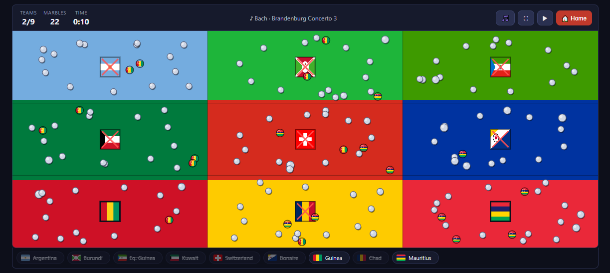 Marbles Moving screenshot 1