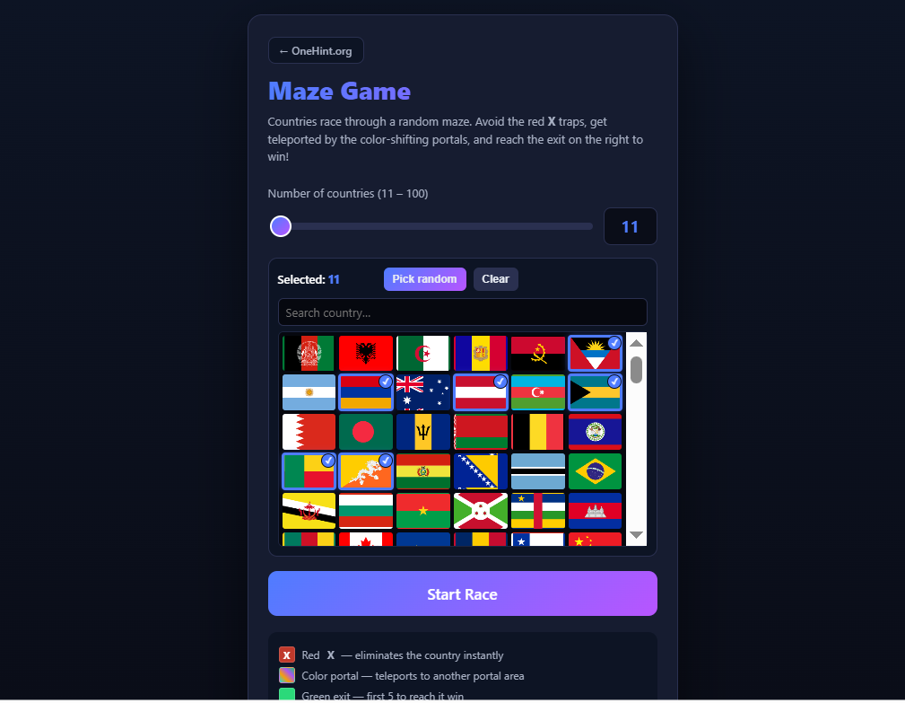 Maze Game screenshot 1
