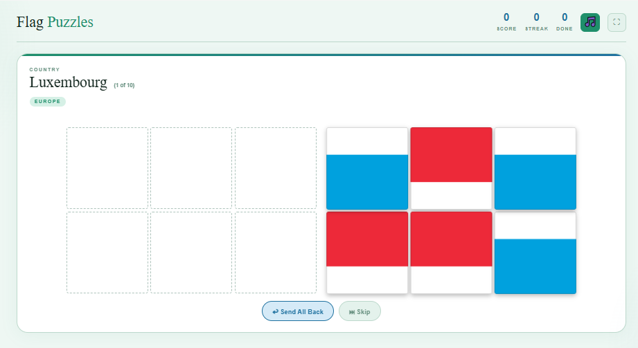 Flag Puzzles screenshot 5