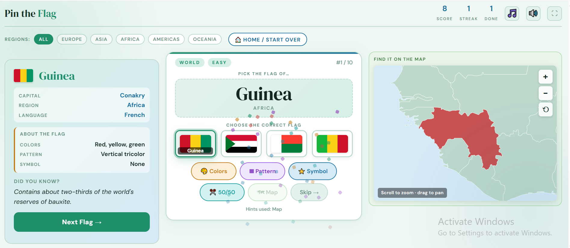 Pin the Flag screenshot 1