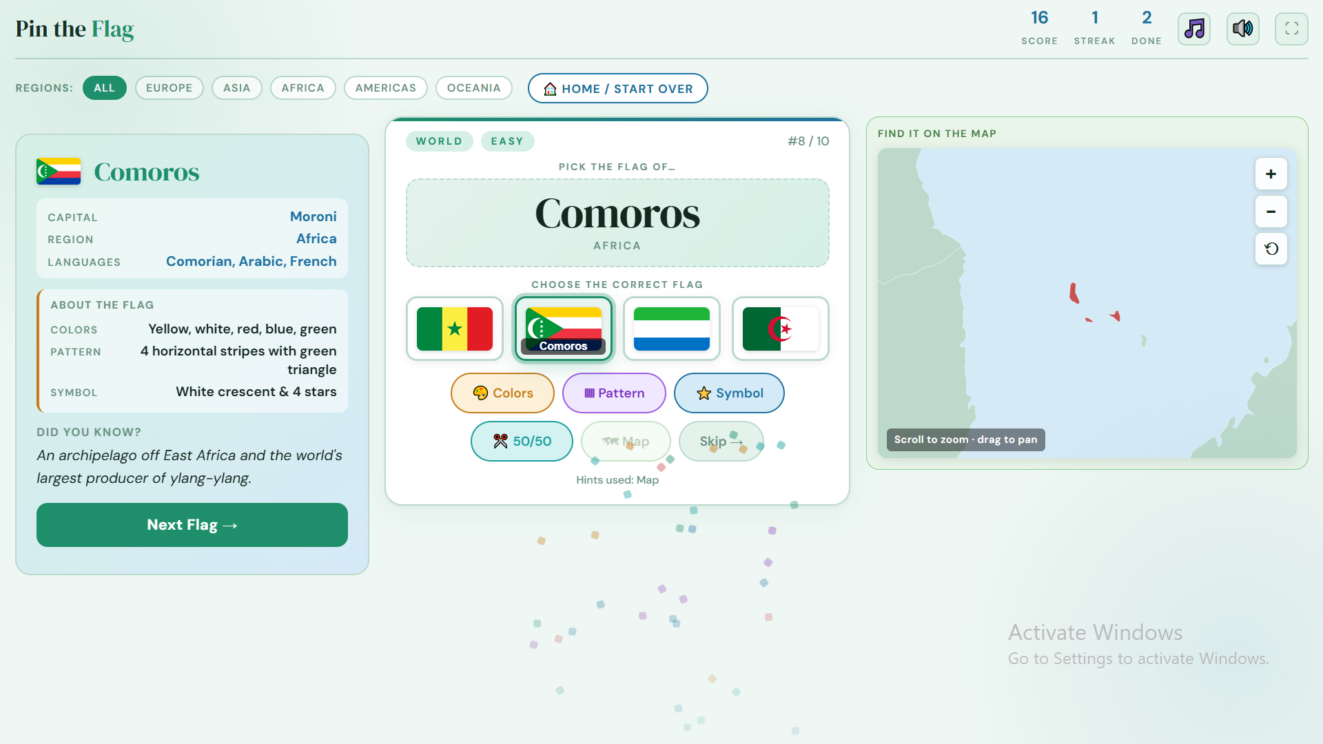 Pin the Flag screenshot 2