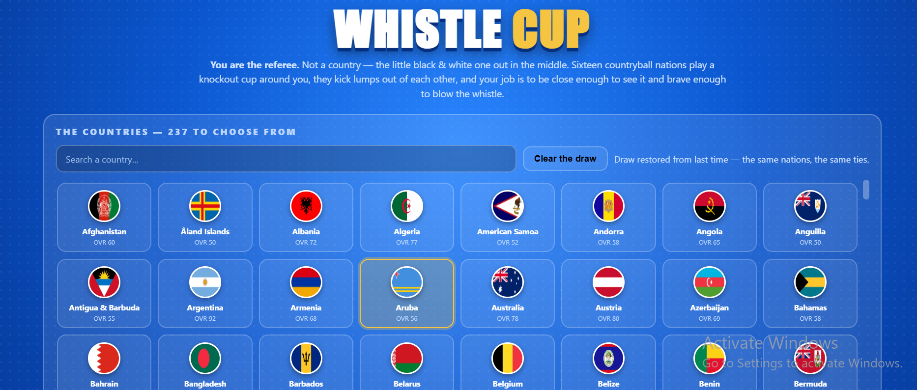Whistle Cup screenshot 1